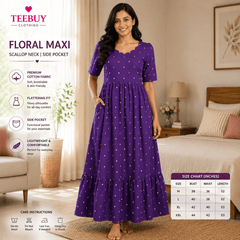 Teebuyclothing Teebuy Regular Maxi voilet Teebuy Regular Maxi voilet