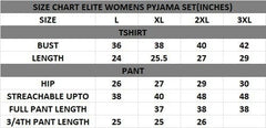 Teebuyclothing ELITE WOMENS SHIRT + PANT PYJAMA SET ELITE WOMENS SHIRT + PANT PYJAMA SET