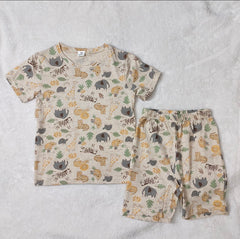 Teebuyindia kids wear ELITE KIDS UNISEX  SHORTSET-JUNGLE ELITE KIDS UNISEX  SHORTSET-JUNGLE