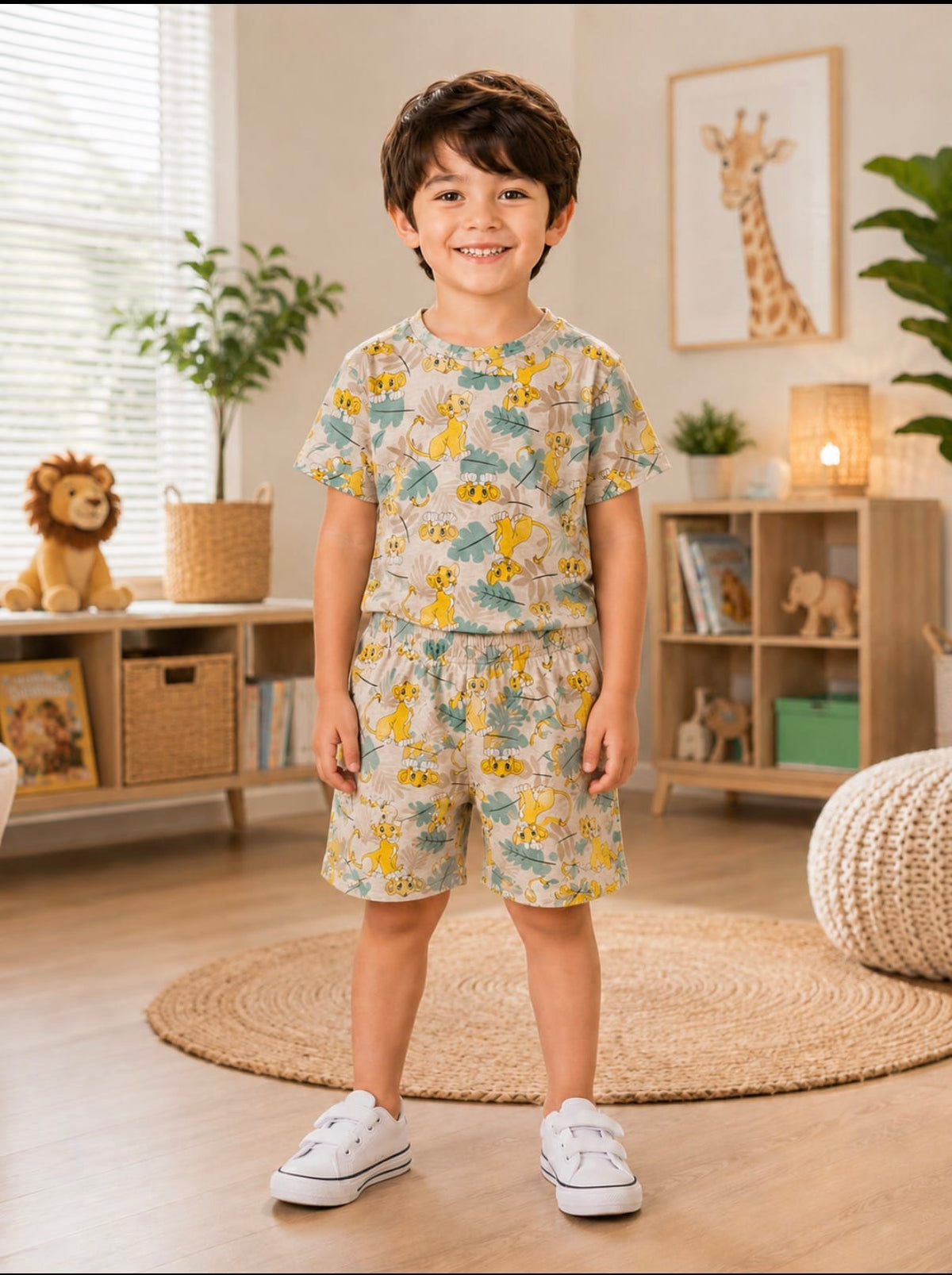 Teebuyindia kids wear ELITE KIDS UNISEX Shorts set Simbha ELITE KIDS UNISEX Shorts set Simbha