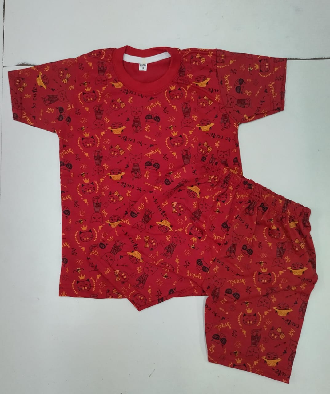 Kids Tshirt + shorts combo (pack of 5)