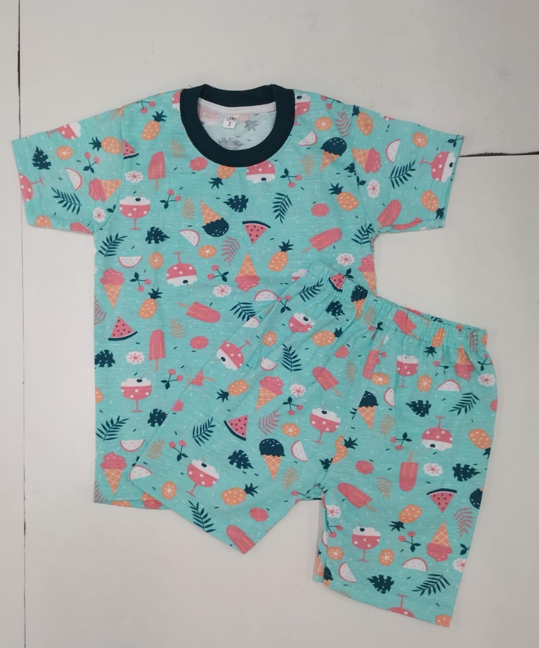 Kids Tshirt + shorts combo (pack of 5)