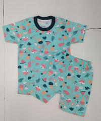 Kids Tshirt + shorts combo (pack of 5)