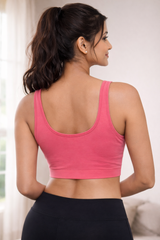 Padded Sports Bra (PACK OF 3) ( REMOVABLE PADS, B CUP,FULL COVERAGE)