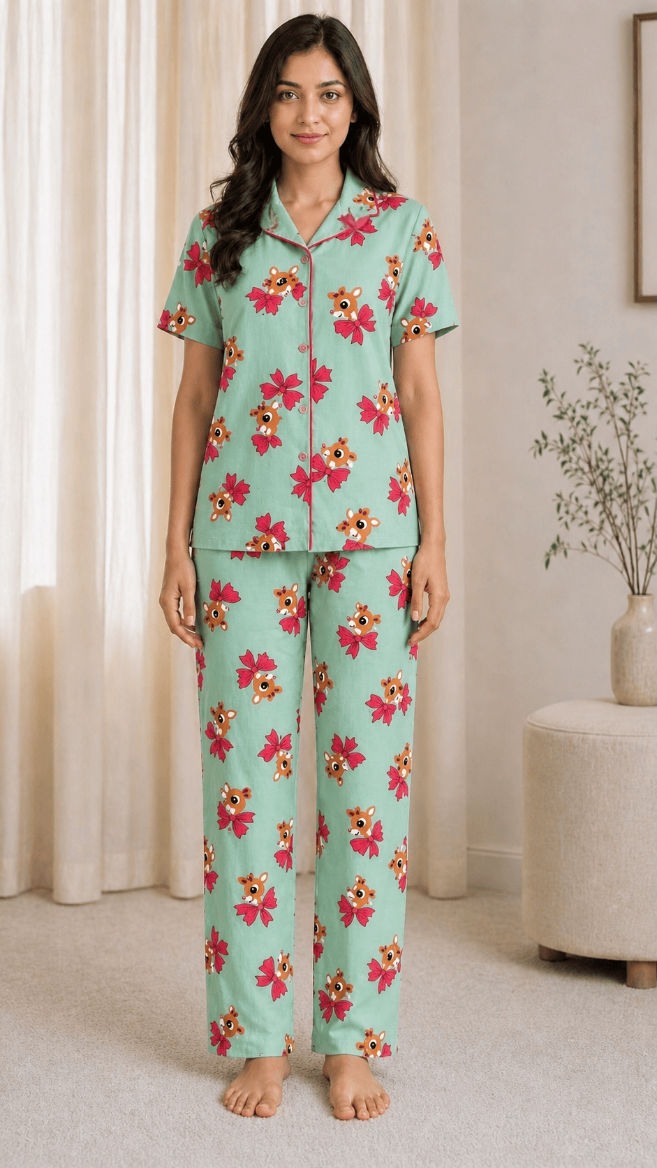 Teebuyclothing ELITE WOMENS SHIRT + PANT PYJAMA SET ELITE WOMENS SHIRT + PANT PYJAMA SET