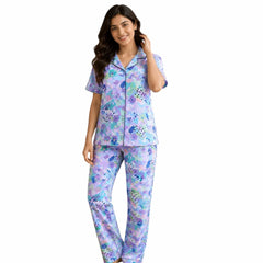 Teebuyclothing ELITE WOMENS SHIRT + PANT PYJAMA SET BLUE RAINBOW ELITE WOMENS SHIRT + PANT PYJAMA SET BLUE RAINBOW
