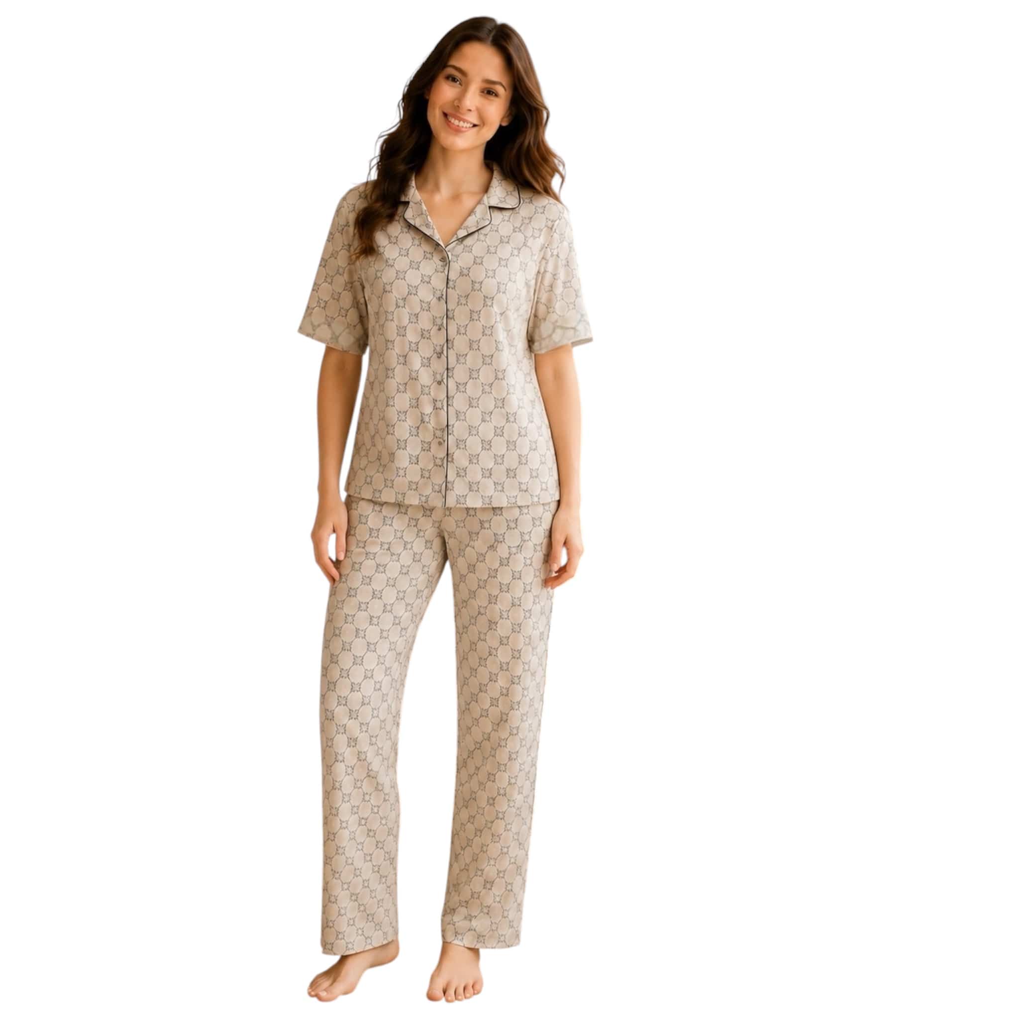 Teebuyclothing ELITE WOMENS SHIRT + PANT PYJAMA SET Green Daimond ELITE WOMENS SHIRT + PANT PYJAMA SET Green Daimond