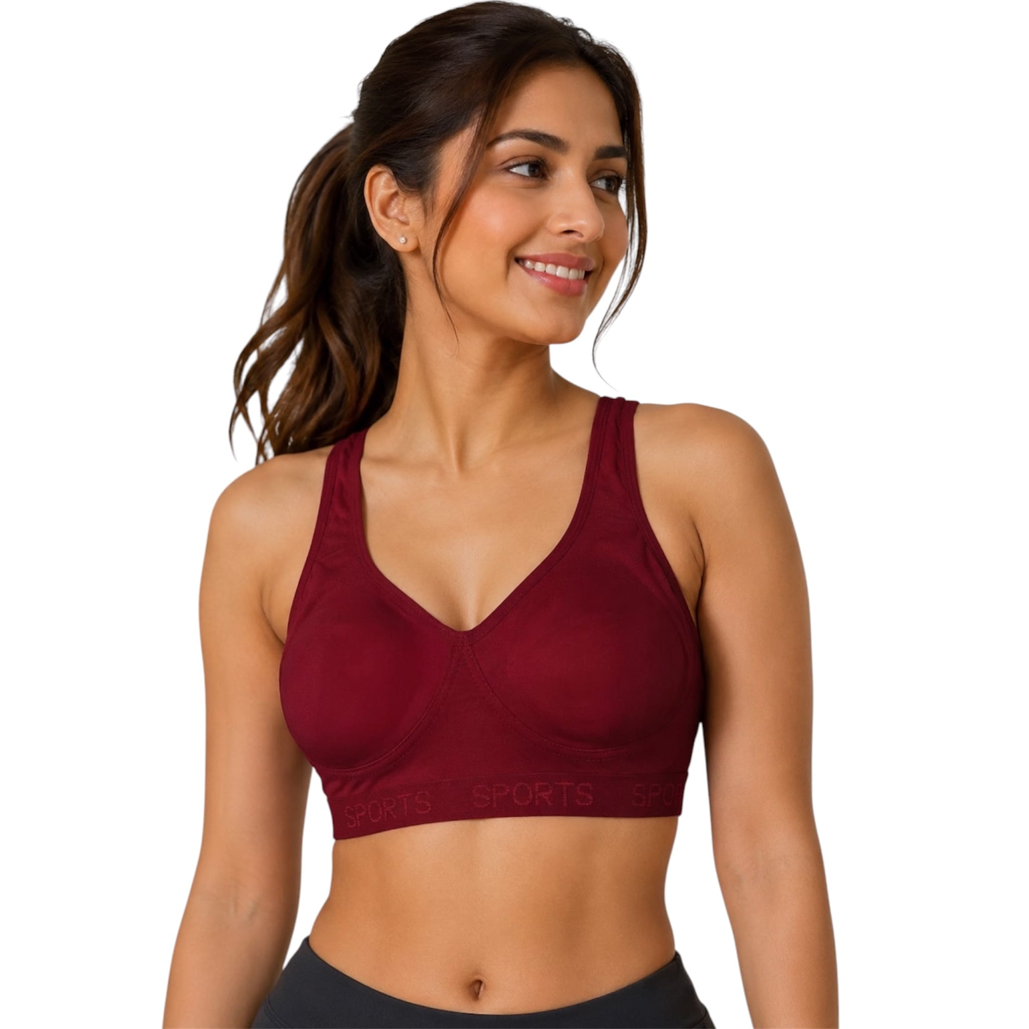 Teebuyindia B-06-Sports Bra Seemless  (PACK OF 6) B-06-Sports Bra Seemless  (PACK OF 6)