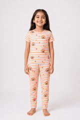 Teebuyindia kids wear Elite Kids unisex TSHIRT+PANT SET RAINBOW STRIPES SET Elite Kids unisex TSHIRT+PANT SET RAINBOW STRIPES SET