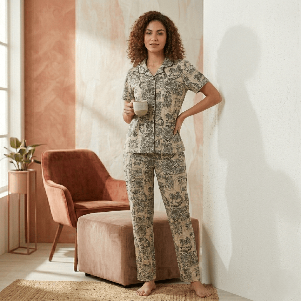Teebuyclothing ELITE WOMENS SHIRT + PANT PYJAMA SET ELITE WOMENS SHIRT + PANT PYJAMA SET