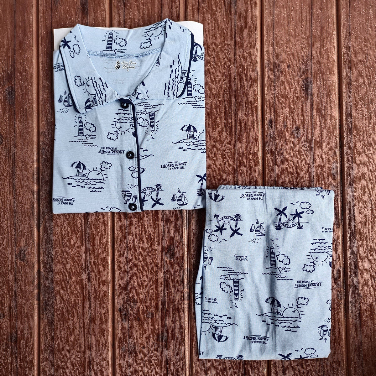 Teebuyclothing ELITE WOMENS SHIRT + PANT PYJAMA SET ELITE WOMENS SHIRT + PANT PYJAMA SET