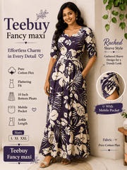 Teebuyclothing Teebuy Fancy Maxi Purple Teebuy Fancy Maxi Purple