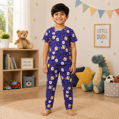 Kids Unisex T-Shirt Pant Set Blue Cup Cake - TeebuyclothingKids Unisex T-Shirt Pant Set Blue Cup Cake for women & kids - Teebuyclothing