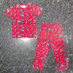 Kids Unisex T-Shirt Pant Set Fire Truck - TeebuyclothingKids Unisex T-Shirt Pant Set Fire Truck for women & kids - Teebuyclothing