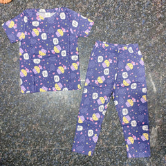Kids Unisex T-Shirt Pant Set Blue Cup Cake - TeebuyclothingKids Unisex T-Shirt Pant Set Blue Cup Cake for women & kids - Teebuyclothing