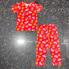 Kids Unisex T-Shirt Pant Set Red Bunny - TeebuyclothingKids Unisex T-Shirt Pant Set Red Bunny for women & kids - Teebuyclothing