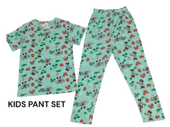 kids unisex Tshirt+pant straw berry print