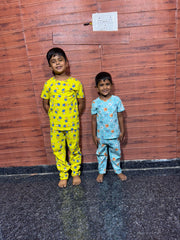 Kids unisex TSHIRT+PANT YELLOW MINION