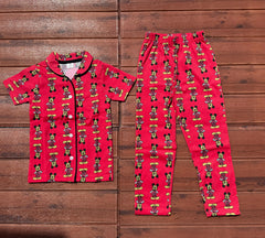 KIDS UNISEX SHIRT SET RED MICKEY