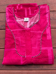 NIGHTY WITH POCKET PINK