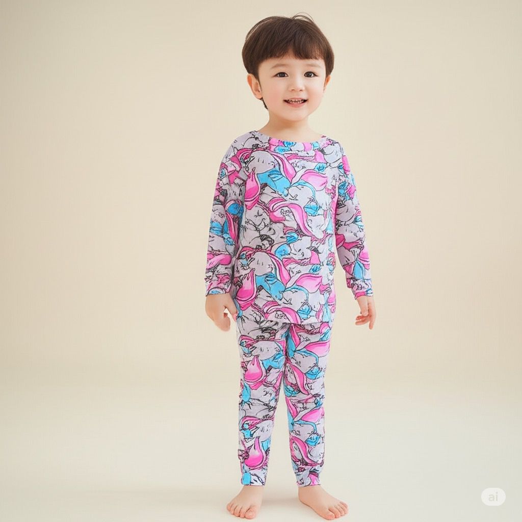 KIDS UNSIEX FULLSLEEVE SET ELEPHANT