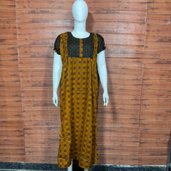 FROCK NIGHTY PUFF SLEEVE  (FULL LENGTH) TBC-22
