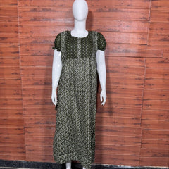 FROCK NIGHTY PUFF SLEEVE  (FULL LENGTH) TBC-16