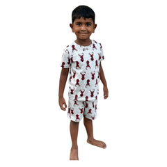 ELITE KIDS UNISEX  SHORTSET- REINDEER