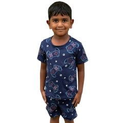 ELITE KIDS UNISEX  SHORTSET-BLUE GAME