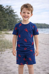 Teebuyindia kids wear ELITE KIDS UNISEX  SHORTSET-BLUE SCORPION ELITE KIDS UNISEX  SHORTSET-BLUE SCORPION