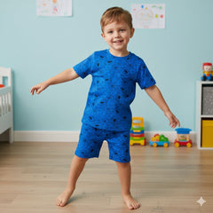 ELITE KIDS UNISEX  SHORTSET-BLUE WEB