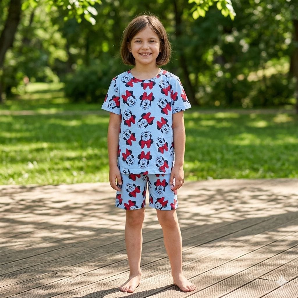 Teebuyindia kids wear ELITE KIDS UNISEX  SHORTSET MINNIE ELITE KIDS UNISEX  SHORTSET MINNIE