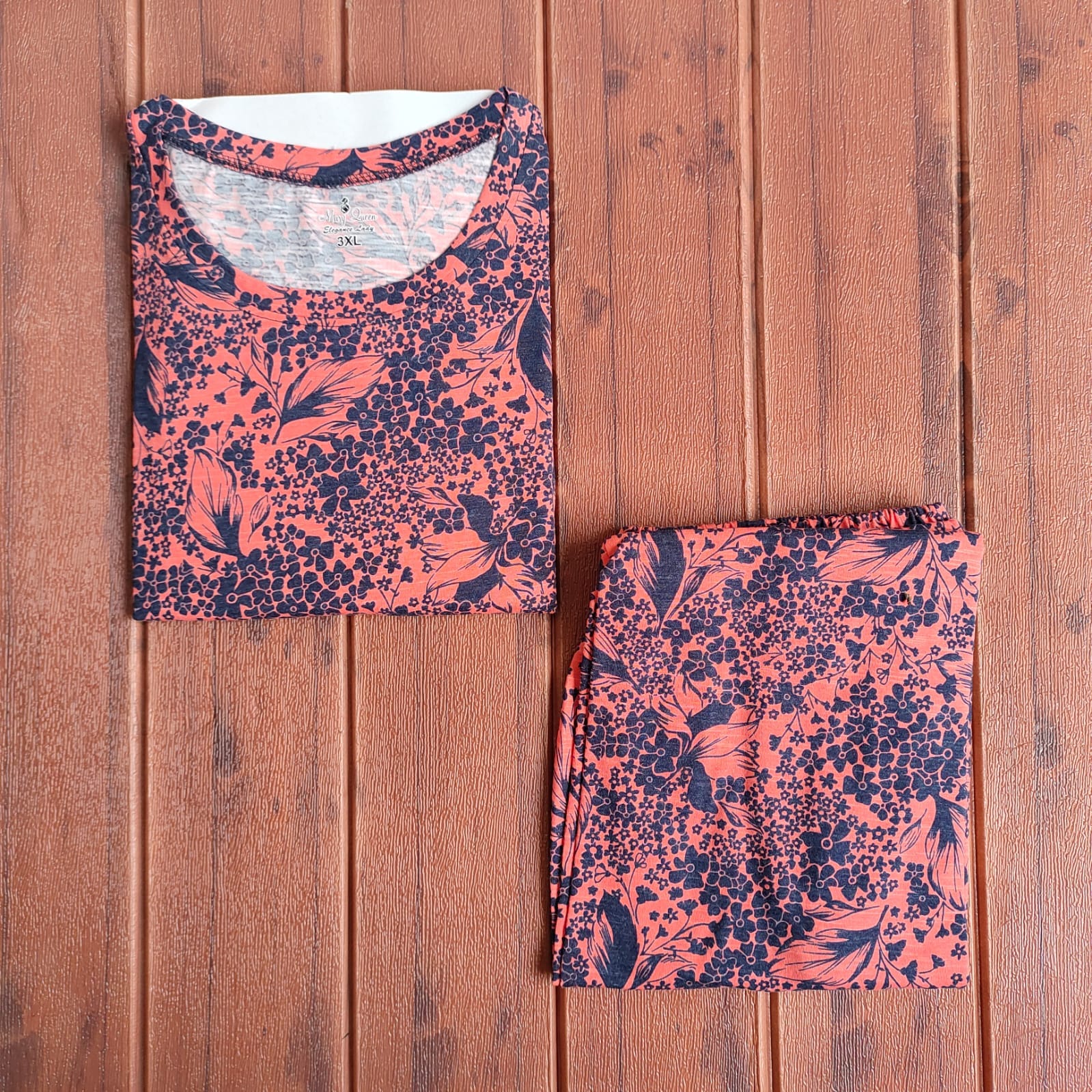 Teebuyclothing ELITE WOMENS TSHIRT + PANT PYJAMA SET ELITE WOMENS TSHIRT + PANT PYJAMA SET