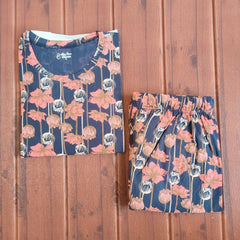 Teebuyclothing ELITE WOMENS TSHIRT + PANT PYJAMA SET ELITE WOMENS TSHIRT + PANT PYJAMA SET