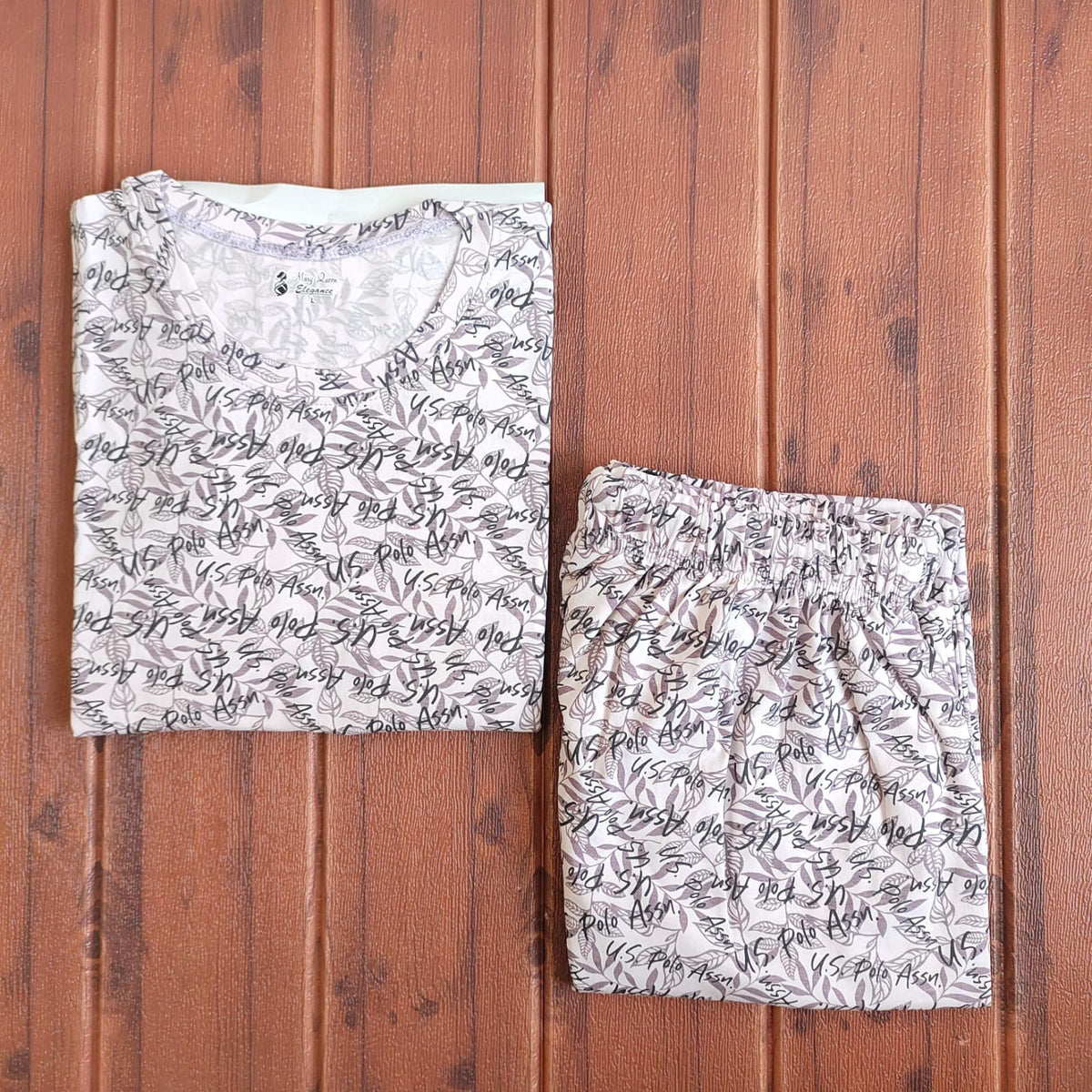 Teebuyclothing ELITE WOMENS TSHIRT + PANT PYJAMA SET ELITE WOMENS TSHIRT + PANT PYJAMA SET